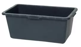 Statybinis stačiakampis kibiras pagamintas iš 80L plastiko