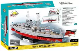 Cobi USS Arizona BB-39 Konstruktoriaus Rinkinys su 2046 Dalimis