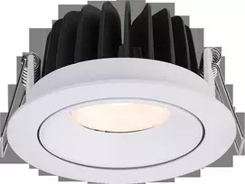 Lubinis šviestuvas FULL Dimeriuojamas Įleidžiamas LED šviestuvas NOBLE R1028, 10W, 3000K, 36°, garantija 10 metų