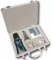 DATACOM NETWORK KIT 1 (crimp 8p+6p, Stripper, Tester, plugs)