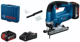 Akumuliatorinis siaurapjūklis Bosch GST 185-LI; 18 V; 2x4,0 Ah akum.