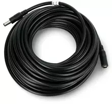 DC prailgintuvas 5.5/2.5mm - kaištis-lizdas - 10m - juodas - Goobay 71402