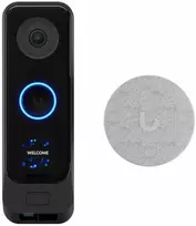 UBIQUITI G4 DOORBELL PRO POE RINKINYS Juodas PREMIUM UNIFI DURŲ SKARPAS SU INTEGRUOTU POE IR POE varpeliu, skirtu MONTAVIMUI „Plug and Play“