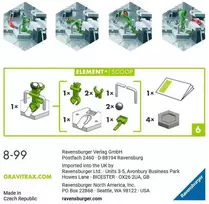 Ravensburger GraviTrax prailginimo rinkinio kaskadas