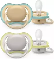 Philips Avent SCF349/01 Ultra Air čiulptukas 18 kk+, 2 kpl, smėlio spalvos