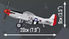COBI P-51D Mustang lėktuvo konstruktorius 1:48, 150 detalių (5847)