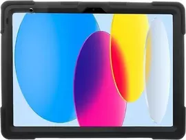 Insmat Rugged Armor apsauginis dėklas Apple iPad 10.9 (2022) planšetiniam kompiuteriui, juodas
