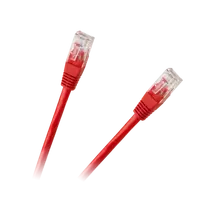 LP Oem Patchcord UTP 8c kabelis CCA 1m Raudonas