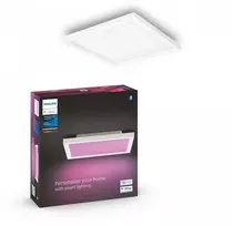 Lubinis šviestuvas Lampa sufitowa Signify Philips Hue Baltas & Col. Amb. Surimu Panel 30x30cm Weiß