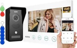 VIDEO DOORPHONE EURA VDP-42A3 GAMMA+ baltas monitorius TUYA