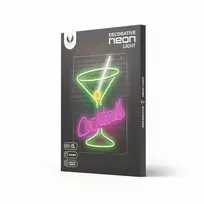 TelForceone Neoniniai PLEXI LED KOKTEILIAI rožinė žalia FPNE02X Forever Light