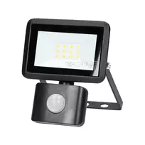 Orno FARO S LED prožektorius su PIR 10W, 800lm, IP44, 4000K, aliuminis + stiklas