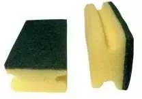 3M Svamp 3M Scotch Brite, neglebeskyttende, pakke a 10 stk.