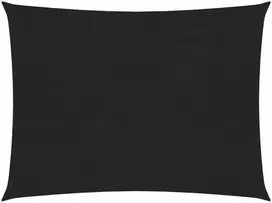 Uždanga nuo saulės, juodos spalvos, 2x2,5m, HDPE, 160g/m²