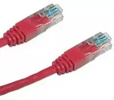 PremiumCord PremiumCord Patch kabelis UTP RJ45-RJ45 CAT6 10m raudonas