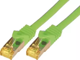 M-Cab CAT7 SFTP RJ45 LSZH 3M Žalias/10GBIT RAW komutacinis kabelis