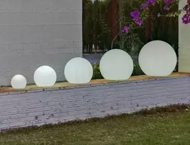 NewGarden 1W LED įkraunamas šviestuvas BULY 40, baltas, 3000/6500K/RGB, IP65, su USB jungtimi, dimeriuojamas