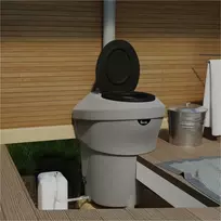 Kompostuojantis biotualetas KOMFORT PREMIUM pilkas
