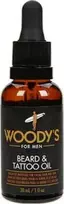 Woody's Beard & Tattoo Oil aliejus barzdai ir tatuiruotėms, 30 ml