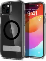 Spigen Ultra Hybrid S (MagFit) dėklas skirtas Apple iPhone 15 Plus, spalva - Juoda