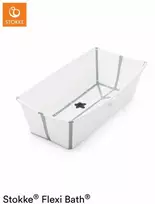Stokke Flexi Bath - X-Large sulankstoma kūdikio vonelė | Baltas
