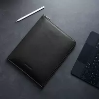 Woolnut Leather Folio apsauginis dėklas skirtas 11 iPad Pro & Air, juodas