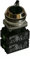 Promet Galinės padėties valdymo mygtukas 30mm juodas 2Z / 2R (W0-NEE30-TPE 2X2Y S)