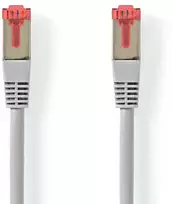 Nedis Cat 6 kabelis | RJ45 jungtis | RJ45 jungtis | S/FTP | 15,0 metrų | apvalus | PVC | Pilka | kabykla