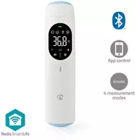 „Nedis“ termometras „Nedis SmartLife“ infraraudonųjų spindulių termometras su LED ekranu, skirtas ausims / kaktai, „Baltas“