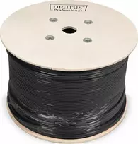 Digitus Professional Digitus U/UTP cat.6 PE kabelis lauko sausas juodas Fca DK-1611-V-5-OD /500m/
