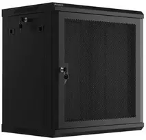 LANBERG sieninė spintelė 19 colių 12U 600x450 tinklelio durys juodas plokščias paketas