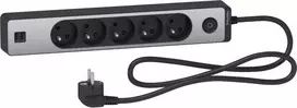 Galios juosta Schneider Electric 5 lizdai 1,5 m pilkos (ST935U1BA)