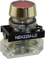 Promet Signalinė lemputė 22mm 24 - 230V AC / DC IP65 raudona (W0-LDU1-NEK22MLD C)