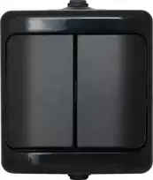 Kos Elektro System KOS BRYZA žvakidės jungiklis IP54 16AX 250V juodas 180905