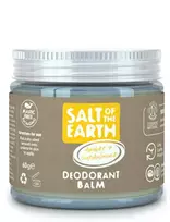 „Salt Of The Earth“ natūralus mineralinis dezodorantas su ambra ir santalu (dezodorantas-balzamas) 60 g