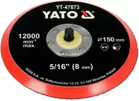 Toya Sa Poland YATO DISKAS / POLIRAVIMO PLOKŠTELĖ SU VELCRO 150mm 5/16"