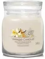 Yankee Candle Aromatinė žvakė Signature glass medium Vanilla Creme Brulée 368 g