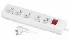 Maitinimo linija Plastrol PS- 570 5 lizdai 1,5 m baltos spalvos (PS- 570 / 1.5)