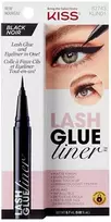 KISS Blakstienų klijai su akių pieštuku Lash Glue Liner Juodas 0,7 ml