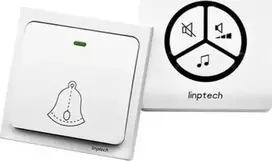 „Linptech“ be baterijų bevielis durų skambutis „Linbell G1“.