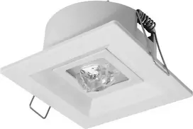 AWEX avarinis šviestuvas LOVATO P ECO LED 3W 310lm (koridorinė optika) 1h vienos paskirties baltas LVPC/3W/ESE/X/WH - LVPC/3W/ESE/X/WH