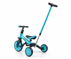 Milly Mally Optimus Plus 4in1 triratis su mėlyna kreipiančiąja juosta