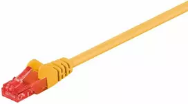 Goobay Kabelis LAN Patchcord CAT 6 U/UTP Geltonas 1m