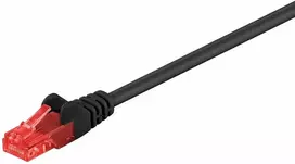 Goobay Kabelis LAN Patchcord CAT 6 U/UTP JUODA 0,5 m