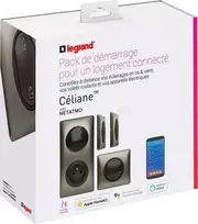 Legrand Celiane su Netatmo paleidimo komplektu pratęstas (prievado valdymo belaidės jungties išvesties / grįžtamosios jungties jungtis