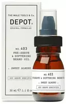 Depot 403 prieš skutimosi minkštinamasis saldžiųjų migdolų aliejus, 30 ml