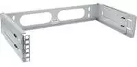 „InLine®“ 19 colių sulankstomas stelažas, 2U, 24–40 cm gylio, pilkas