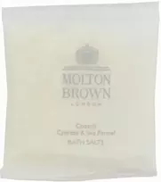 Molton Brown pakrantės kiparisų ir jūros pankolių vonios druska, 25 g