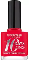 Deborah 10 Days Long Nagų lakas EN870 Coral Raudona, 11 ml