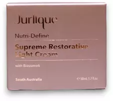 Jurlique Nutri-Define Supreme Restorative Light Kremas Lekki wzmacniający krem su technologija Biosom 50ml